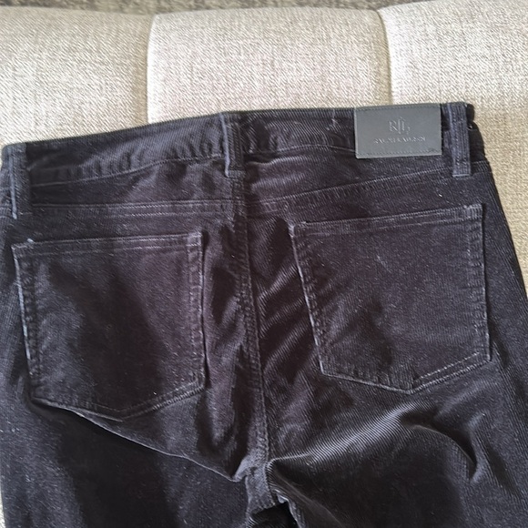 RALPH LAUREN, WOMENS BLACK, CORDUROY, WIDE LEG, PANT SIZE 8 - Picture 8 of 11